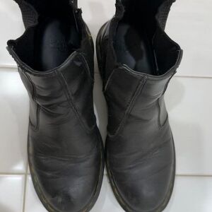 Dr. Martens Black Leather Combat Boots
